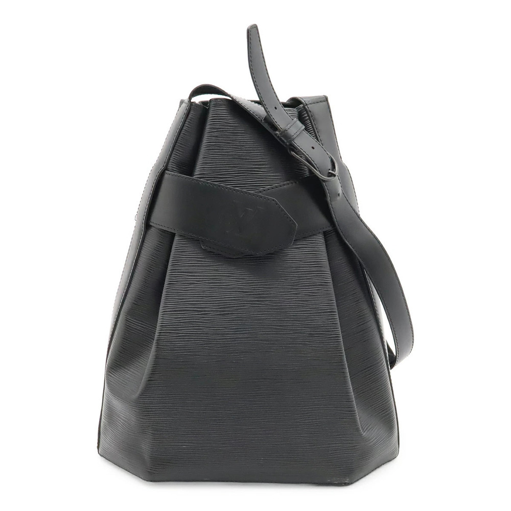 LOUIS VUITTON Epi Sac Depaule Shoulder Bag Hobo Noir Black Pouch